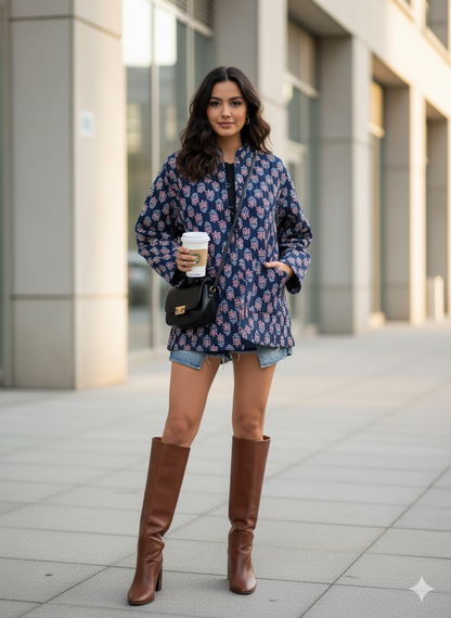 Jaipuri Reversible Quilted Cotton Jackets-08