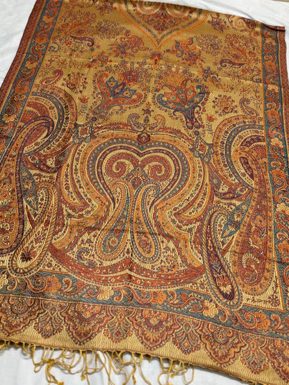 Kani silk jamawar weave stoles