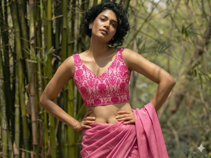 Asom’s pride Gamusa handloom cotton blouse