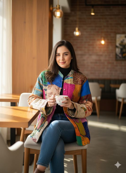 Jaipuri Reversible Quilted Cotton Jackets-02