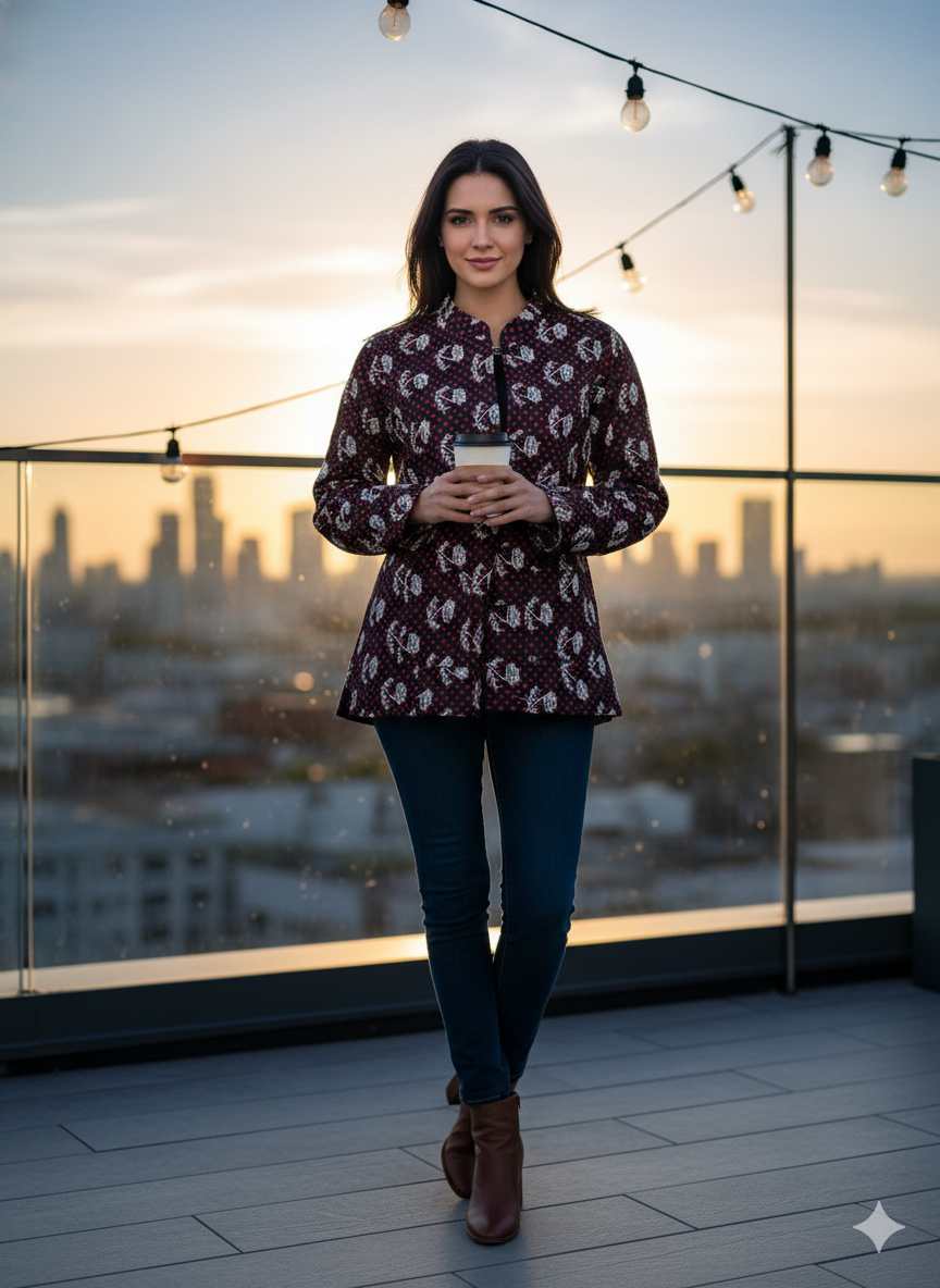 Jaipuri Reversible Quilted Cotton Jackets-04