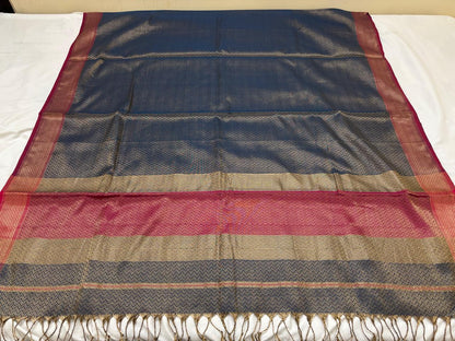 Handwoven tissue Maheshwari dupatta