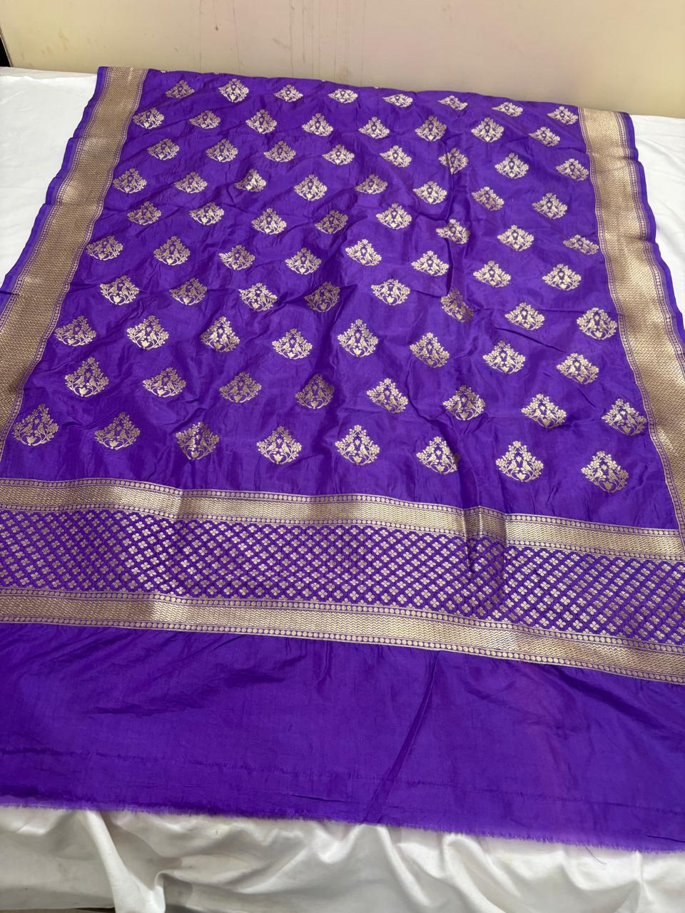 Cotton Silk Blend Banarsi Dupatta