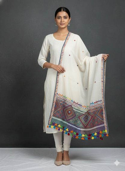 Khadi lambani dupatta