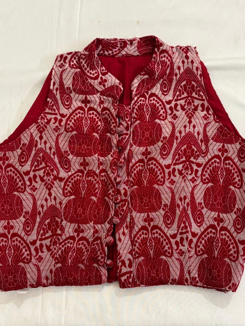 Asom’s pride Gamusa handloom cotton blouse