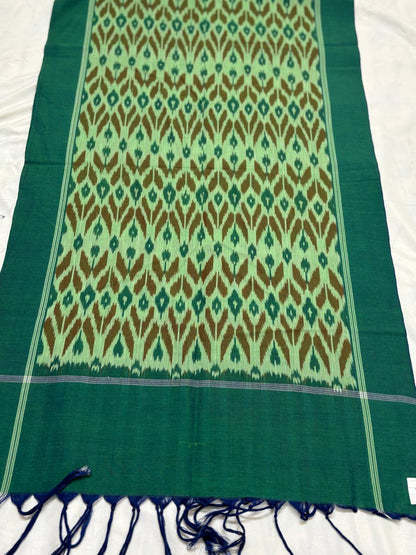 HANDLOOM MERCERIZED COTTON POCHAMPALLY IKAT STOLE