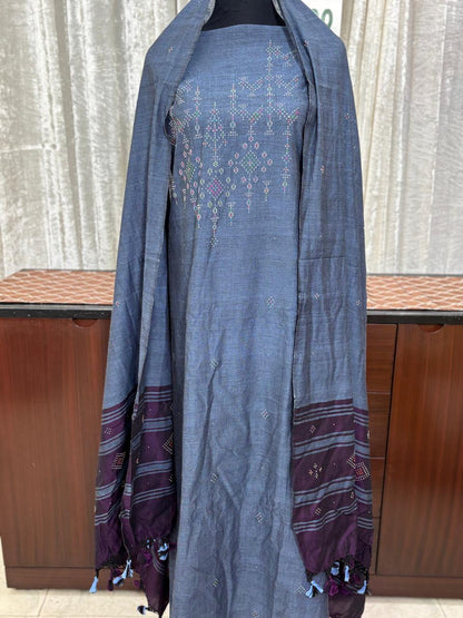 TANGALIYA COTTON HANDWOVEN SUIT 3 PIECE SET