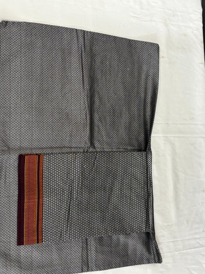 SEMI STITCHED  KHUN SILK COTTON BLOUSE PIECE ( can be stitched upto 50 size )