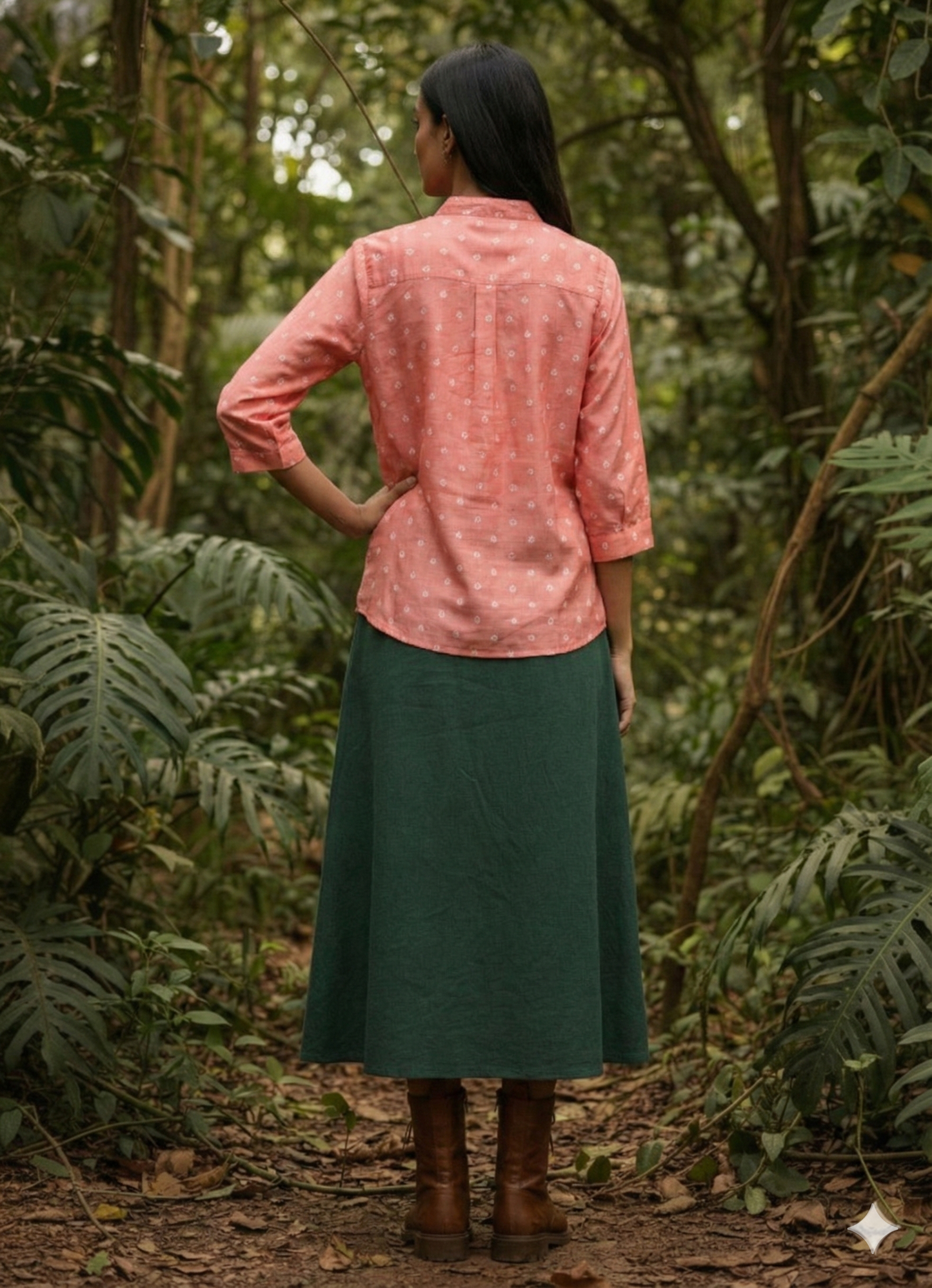 Kutchi Hand done Bandhani  Modal Shirt