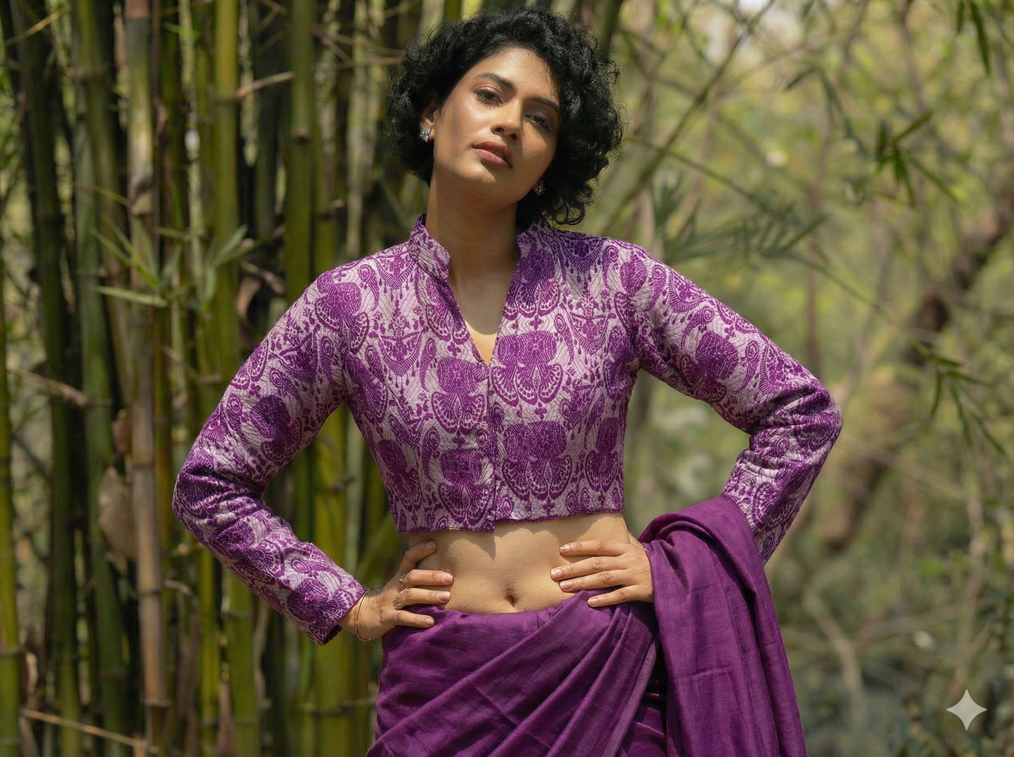 Asom’s pride Gamusa handloom cotton blouse