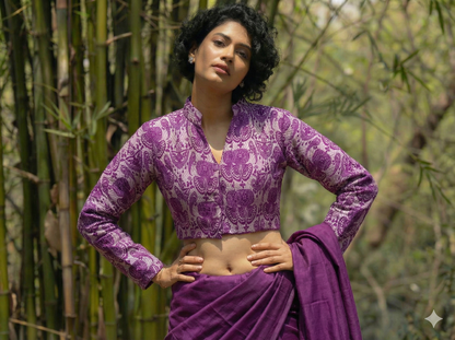 Asom’s pride Gamusa handloom cotton blouse