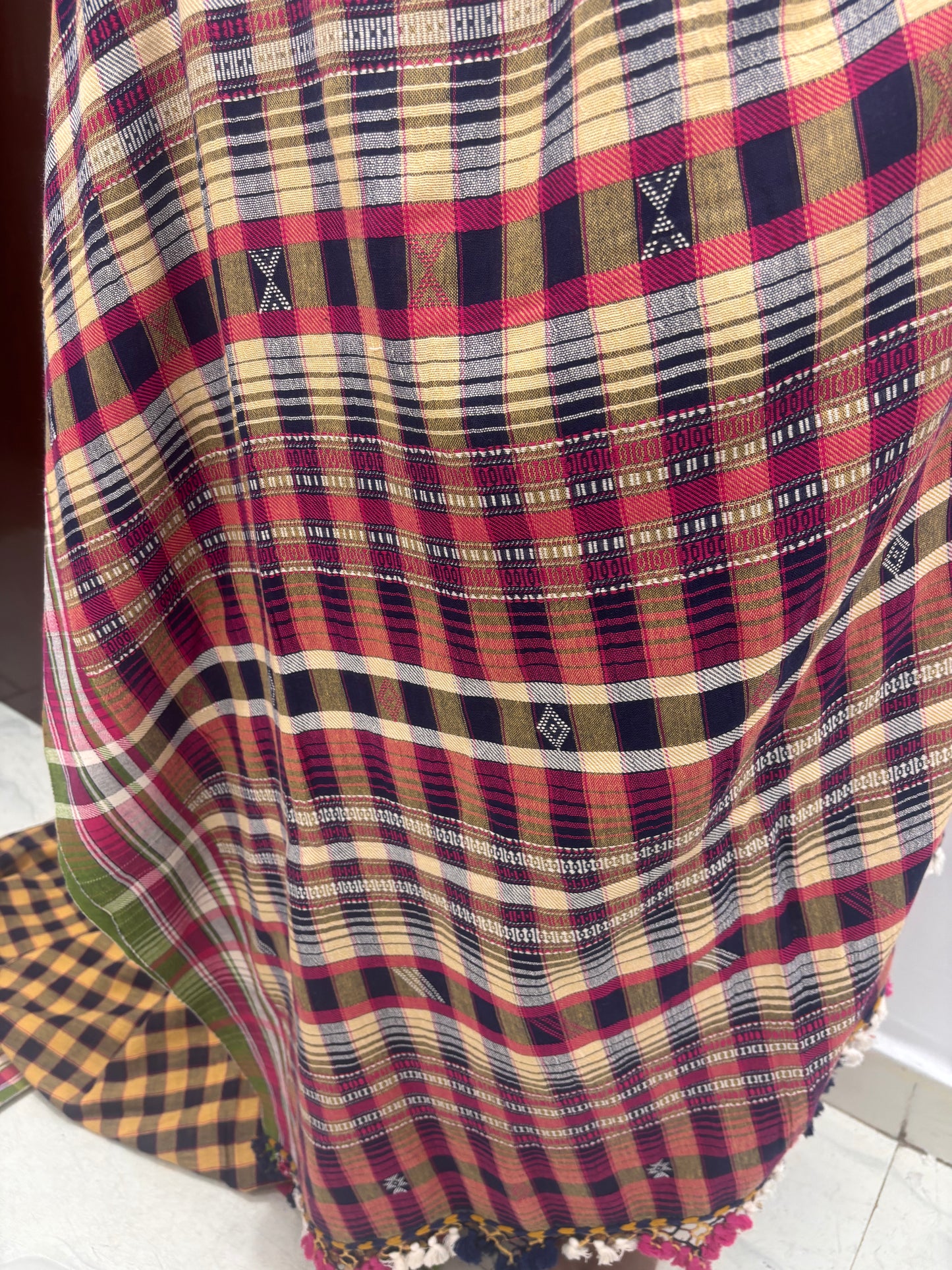 ORGANIC KALA COTTON BHUJODI HANDLOOM SAREE