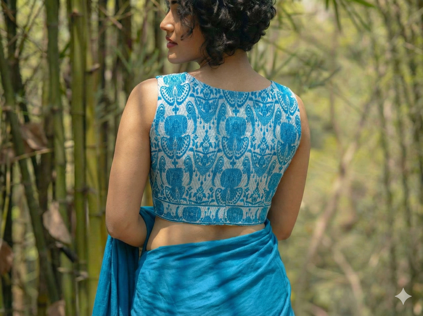 Asom’s pride Gamusa handloom cotton blouse