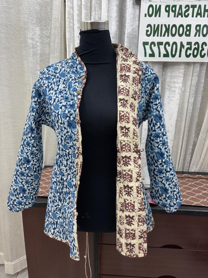 Jaipuri Reversible Quilted Cotton Jackets-12