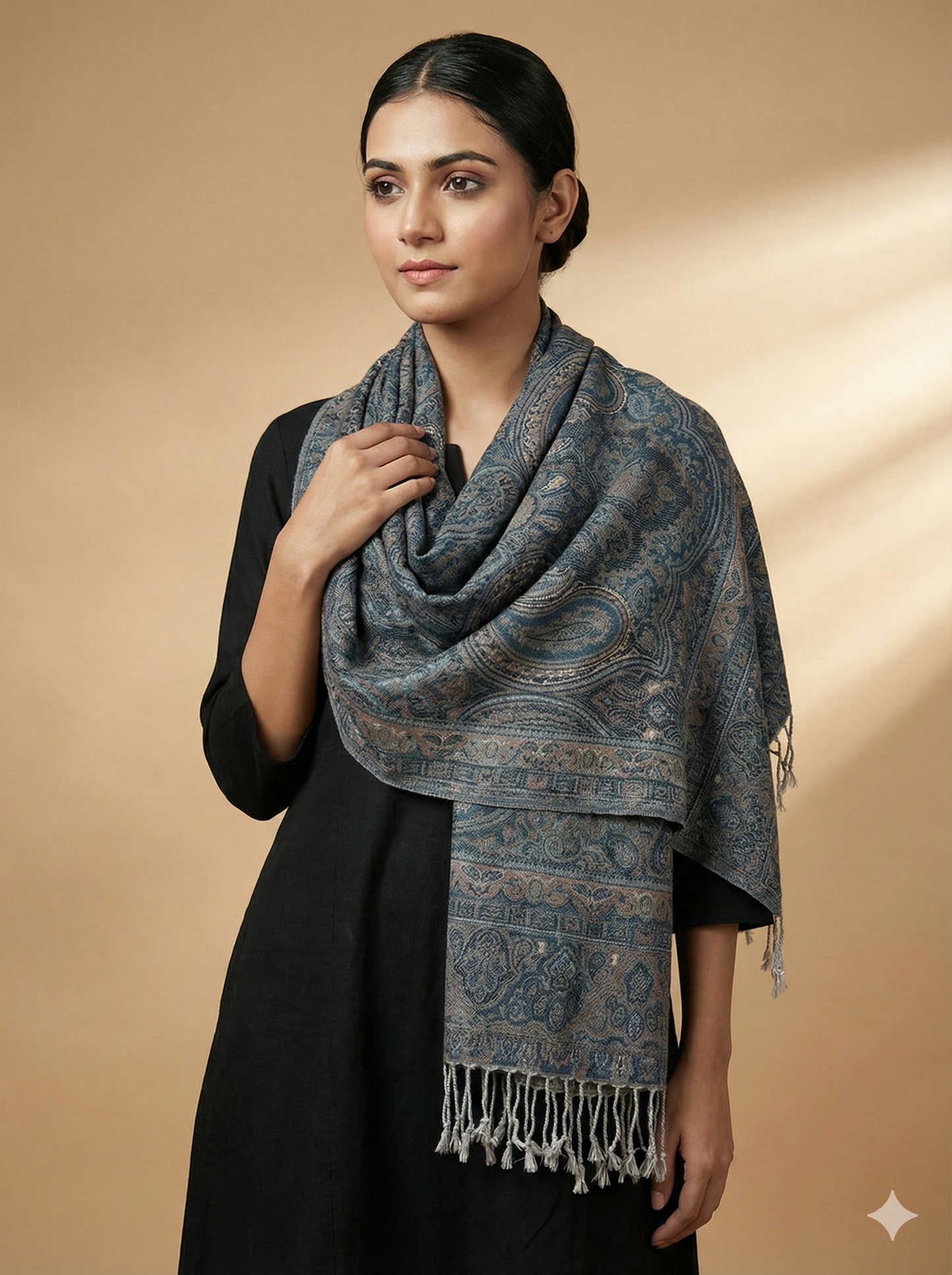 Kani silk jamawar weave stoles