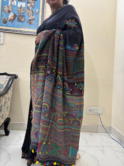 Lambani pure khadi saree