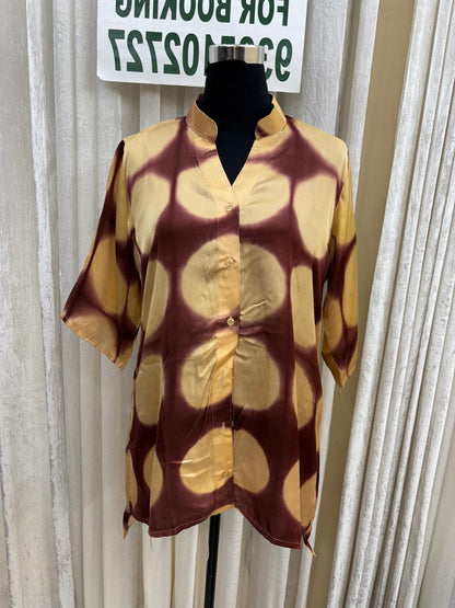 Clamp Dyed Modal Shirt 03