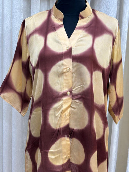 Clamp Dyed Modal Shirt 03