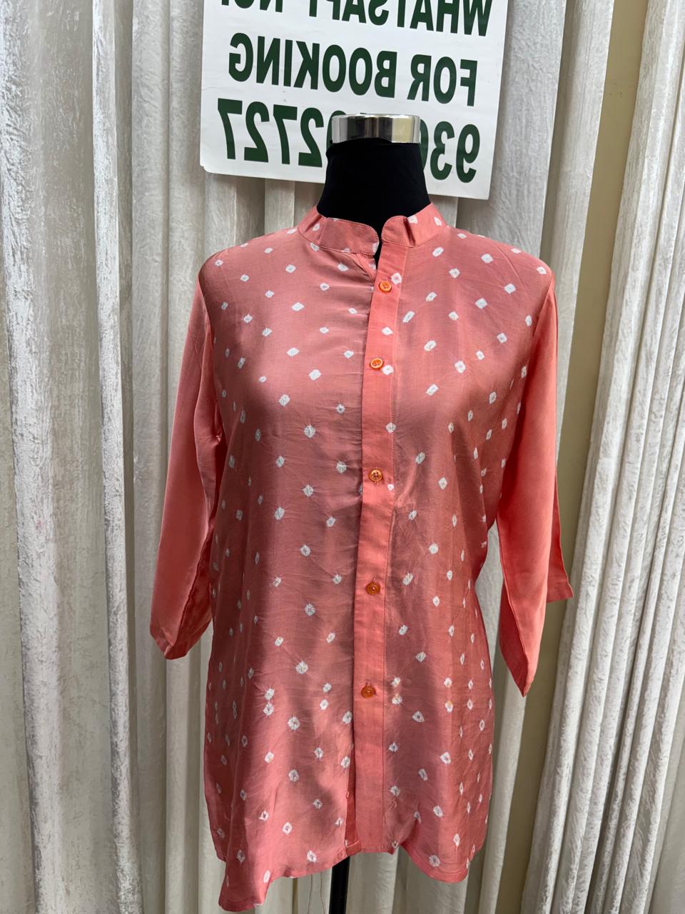 Bandhani Modal Shirt 01
