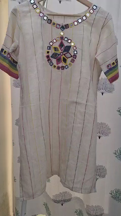 White  - Handmade Kala cotton kurtas