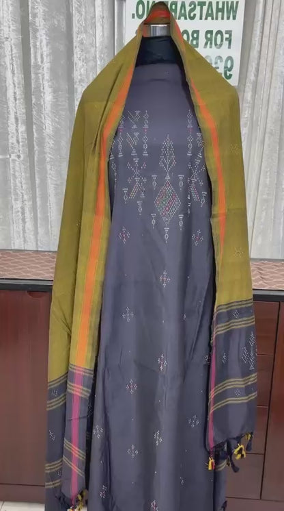 TANGALIYA COTTON HANDWOVEN SUIT 3 PIECE SET